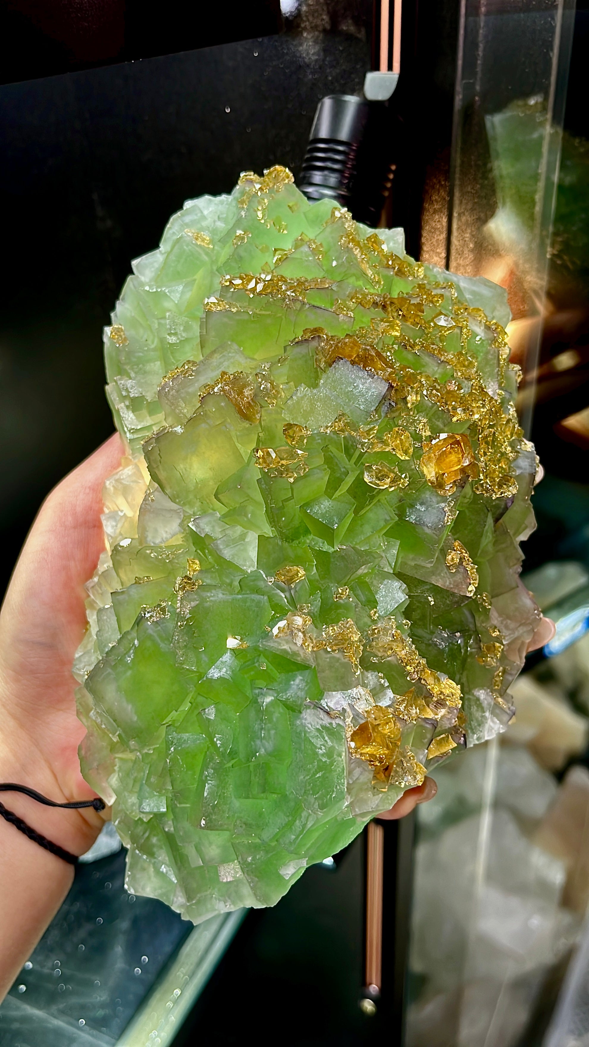 Barite and greenfluorite