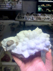 Fujian Frosted Crystal and Calcite Coexistence