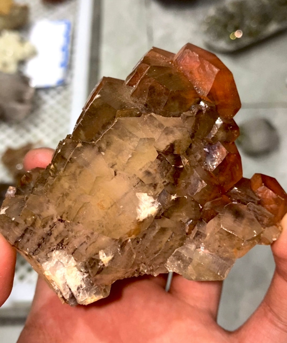 Tower shaped calcite